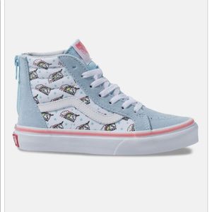 VANS Unicorn Zip Cool Blue & True White Girls 12
